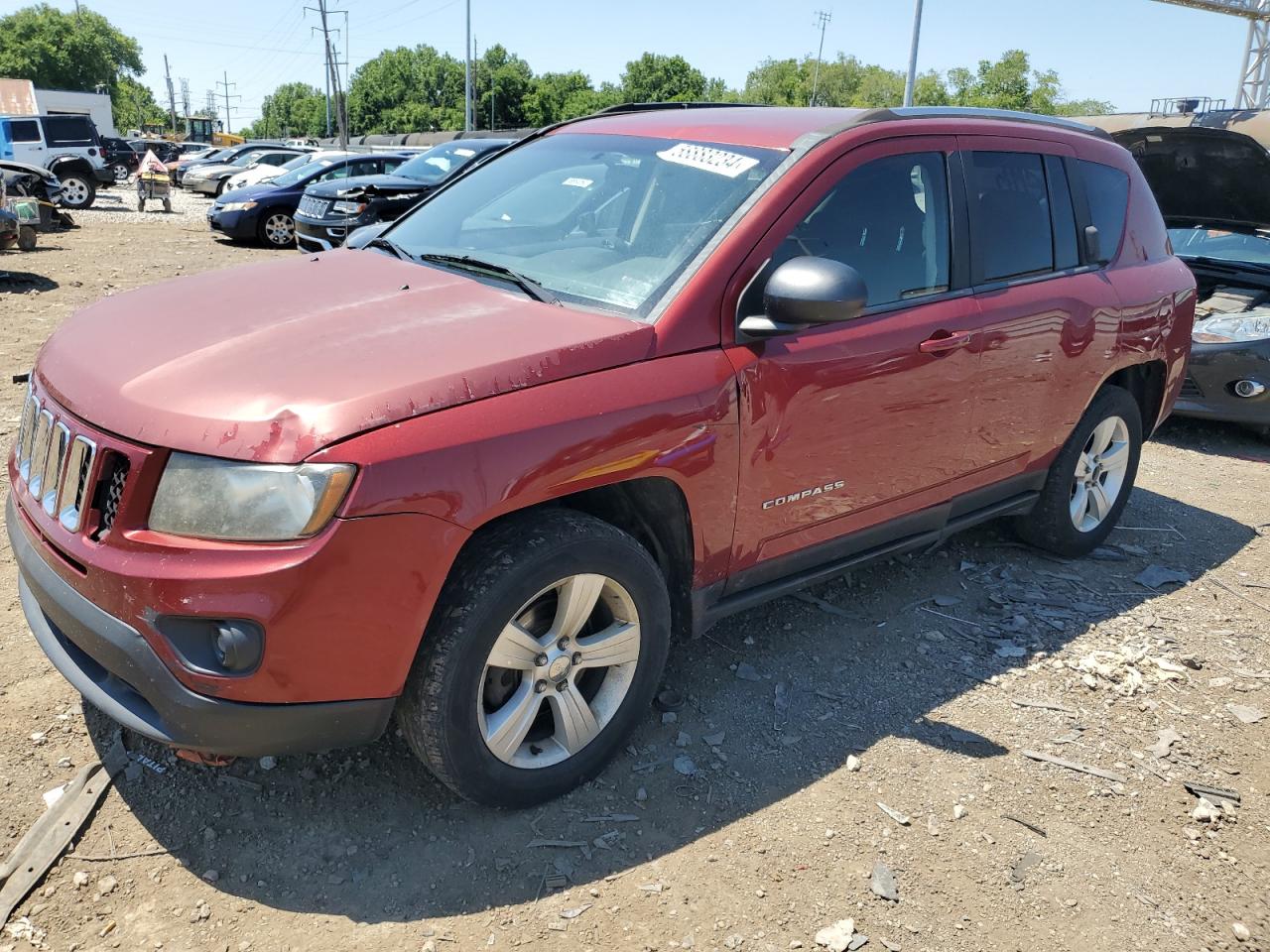 2014 Jeep Compass Sport vin: 1C4NJDBB8ED598329