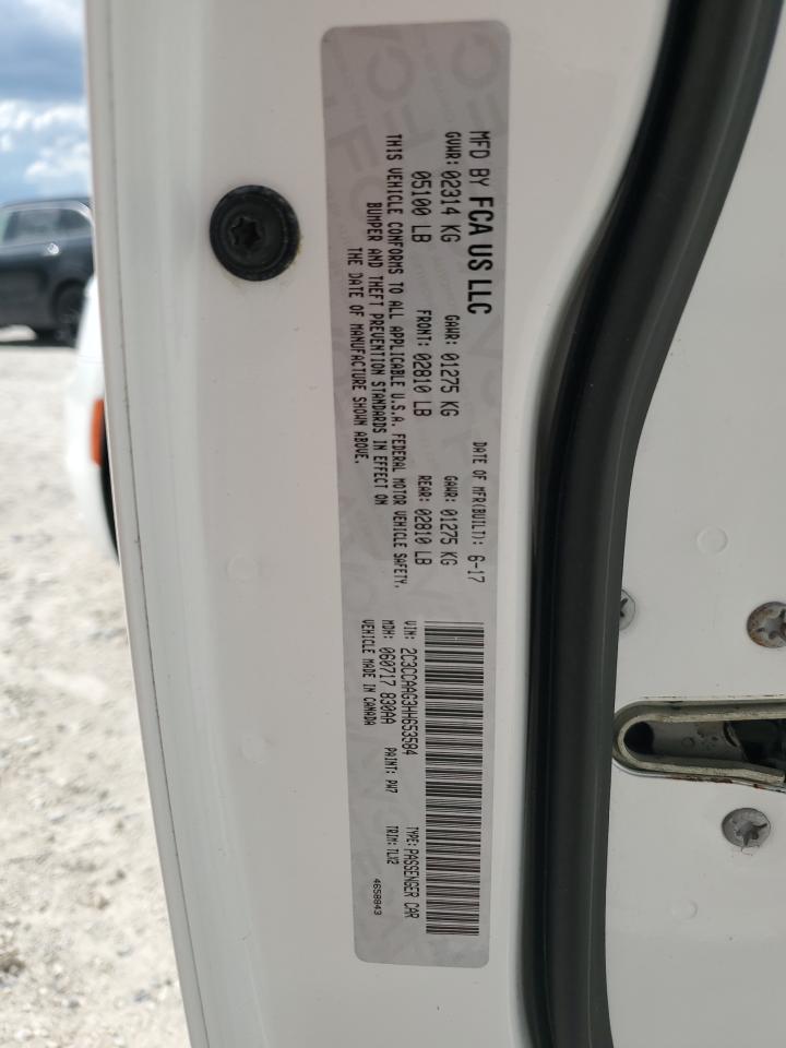 2C3CCAAG3HH653584 2017 Chrysler 300 Limited