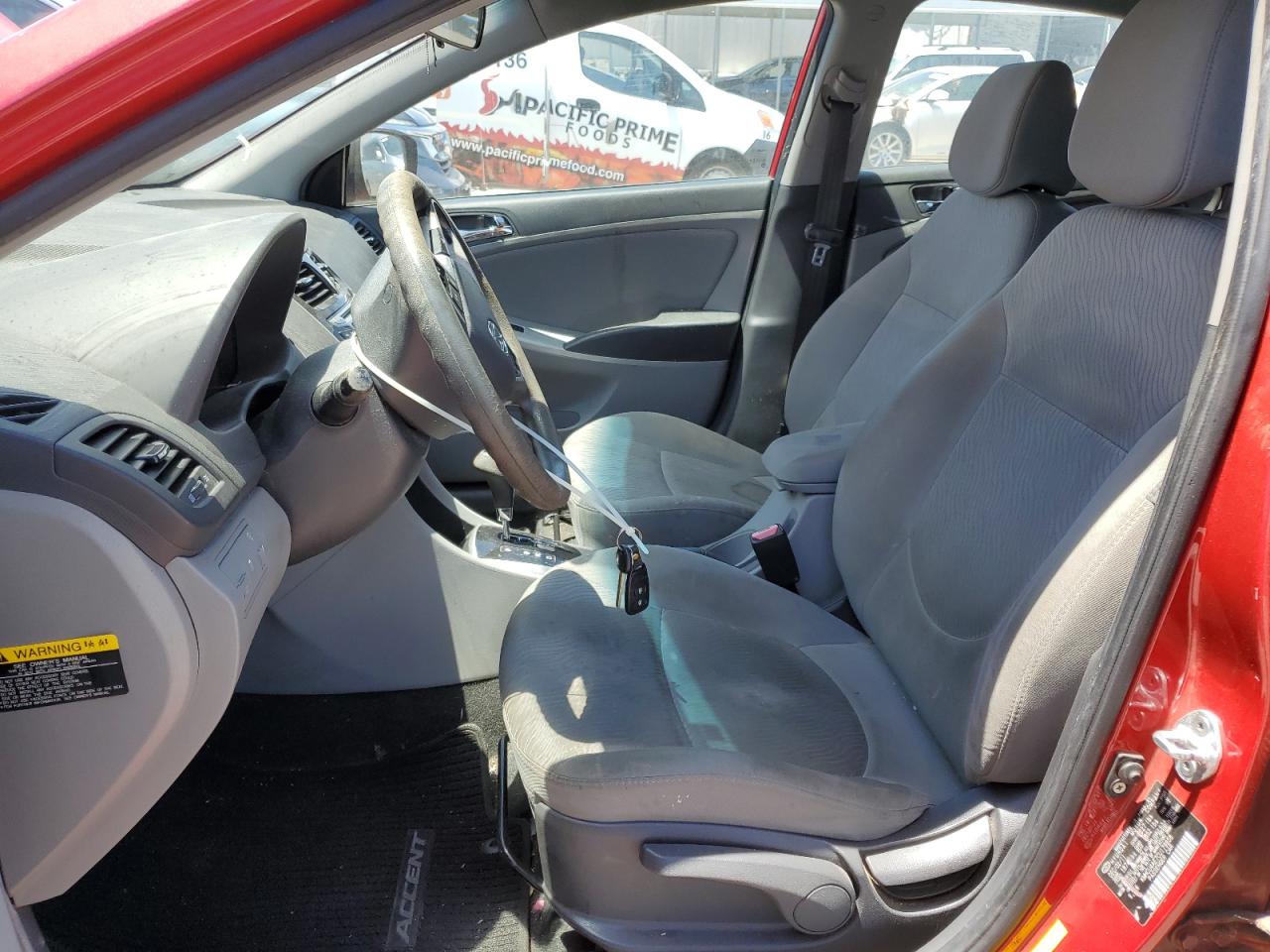 2012 Hyundai Accent Gls vin: KMHCU4AE7CU179858