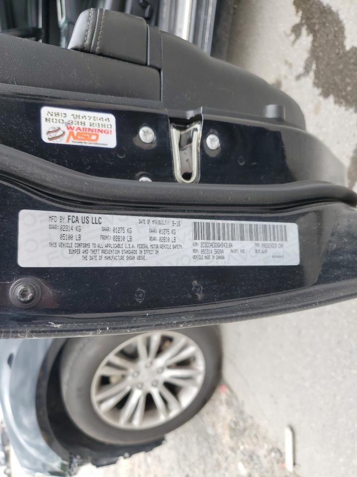 2C3CCAEG3GH343184 2016 Chrysler 300C