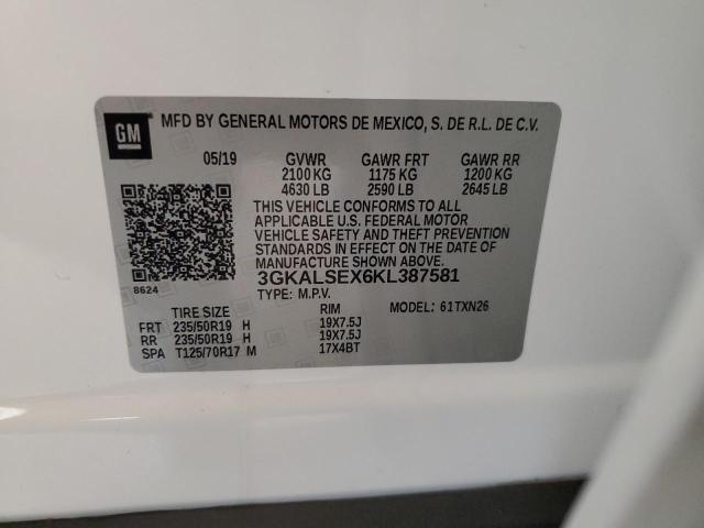 2019 GMC Terrain Denali VIN: 3GKALSEX6KL387581 Lot: 60140774