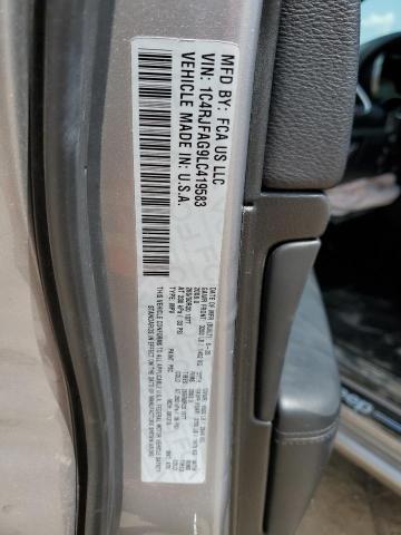 2020 Jeep Grand Cherokee Laredo VIN: 1C4RJFAG9LC419583 Lot: 60029614