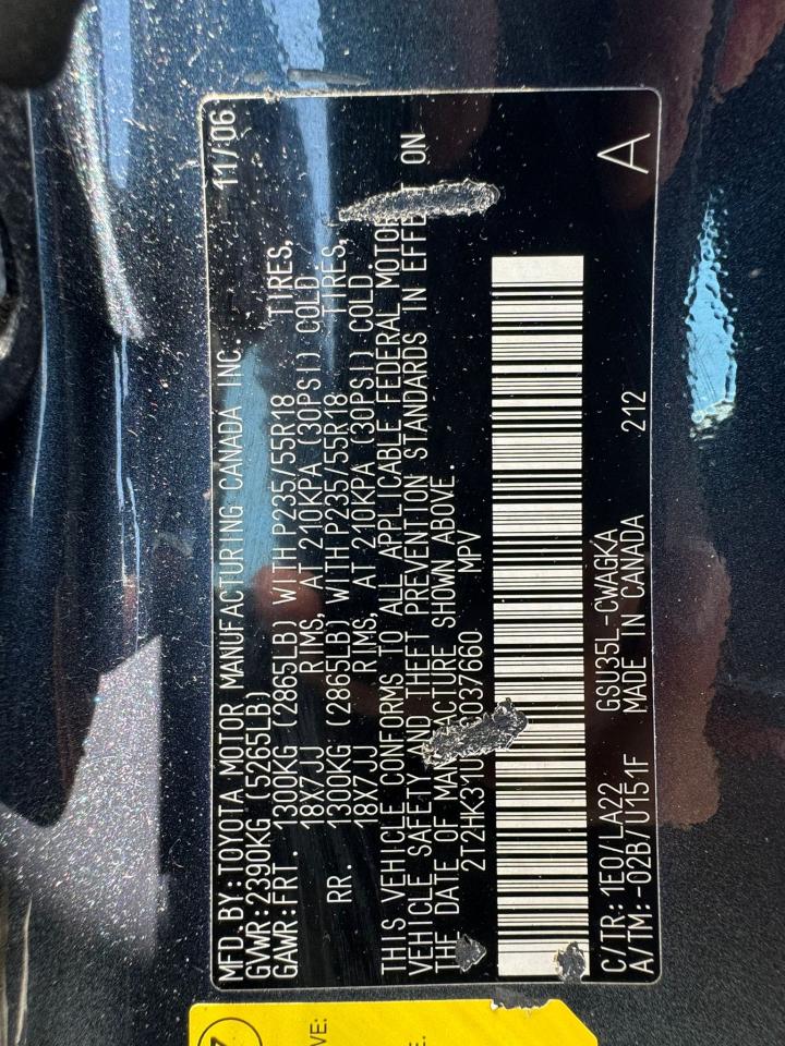 2T2HK31U07C037660 2007 Lexus Rx 350