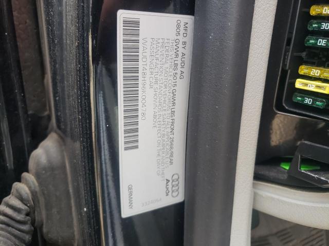 2006 Audi A4 Quattro VIN: WAUDT48H96K004780 Lot: 56760364