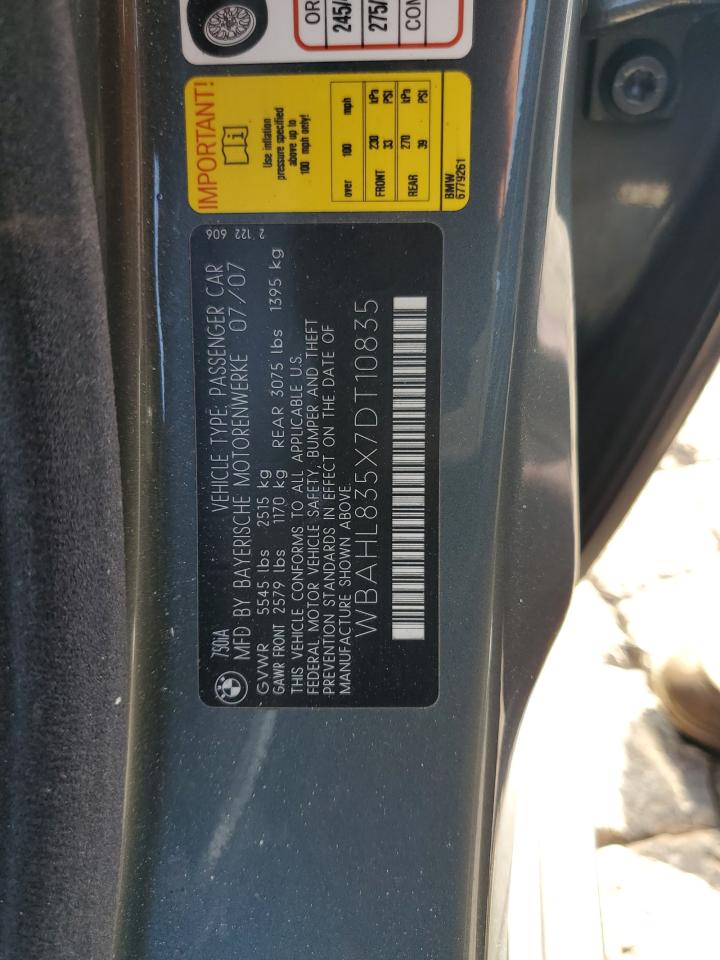 WBAHL835X7DT10835 2007 BMW 750 I