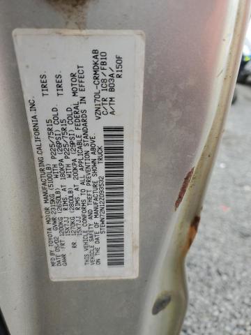 2002 Toyota Tacoma Xtracab VIN: 5TEWN72N12Z093532 Lot: 57122634