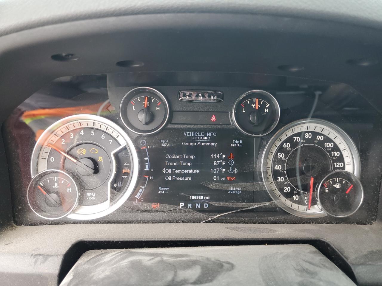 1C6RR6GT9DS680420 2013 Ram 1500 Slt