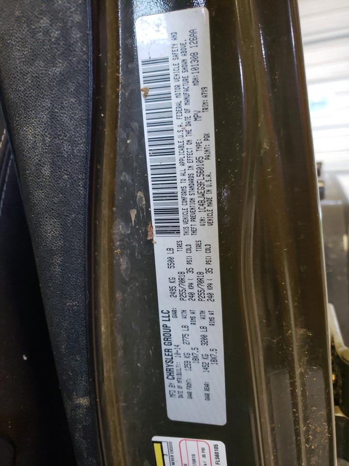 1C4BJWEG9FL560105 2015 Jeep Wrangler Unlimited Sahara