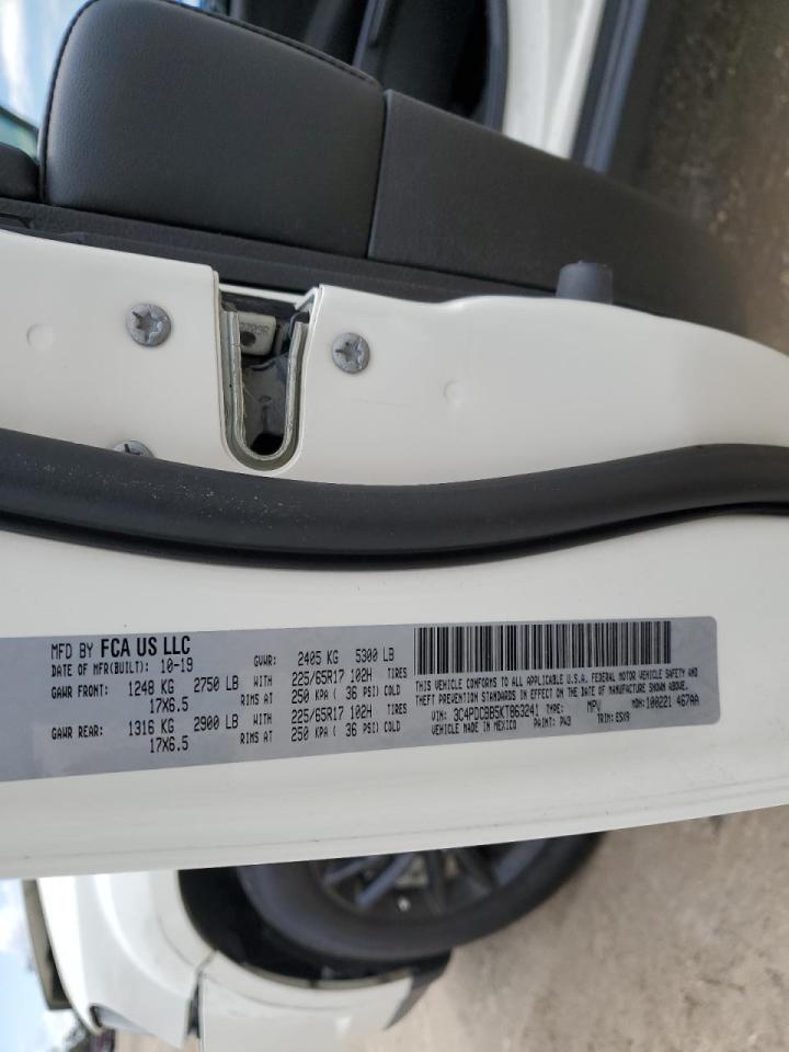 3C4PDCBB5KT863241 2019 Dodge Journey Se