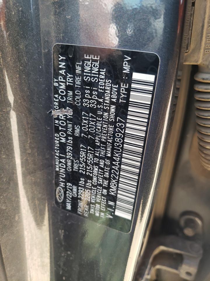 KM8K22AA4KU389237 2019 Hyundai Kona Sel