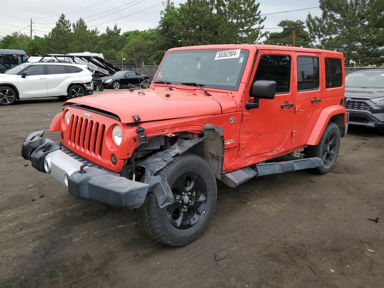 2013 Jeep Wrangler Unlimited Sahara vin: 1C4BJWEG2DL676730