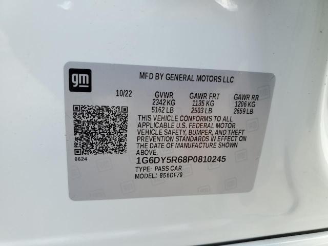 2023 Cadillac Ct5-V Blackwing VIN: 1G6DY5R68P0810245 Lot: 60399524