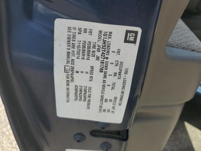 2002 Chevrolet Cavalier Z24 VIN: 1G1JH52T427181768 Lot: 57721624