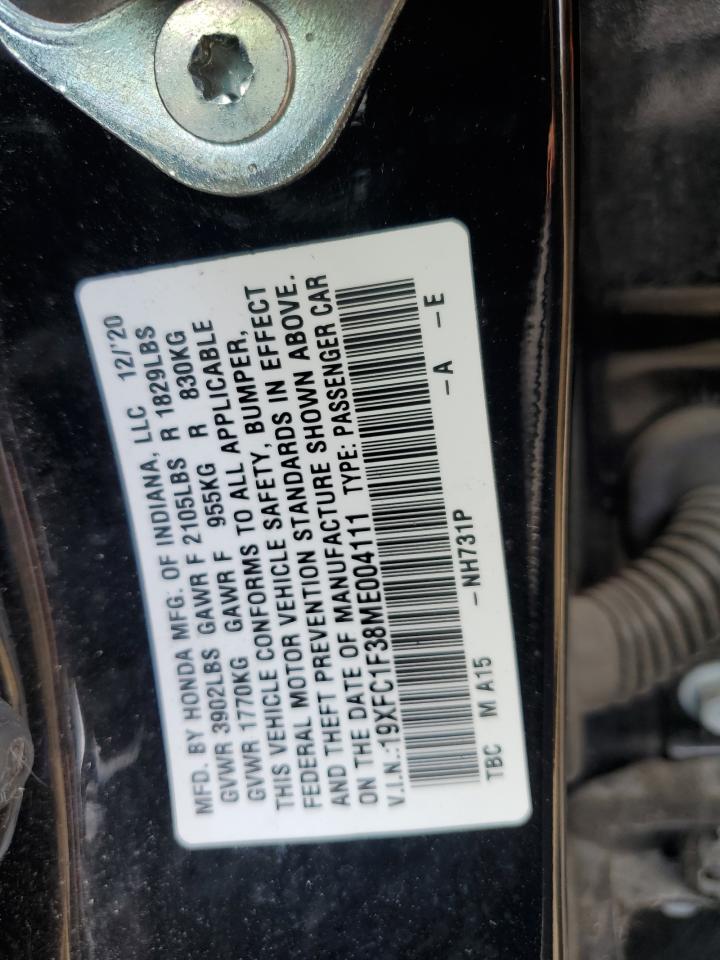 19XFC1F38ME004111 2021 Honda Civic Ex 19XFC1F38ME004111 2021 Honda Civic Ex