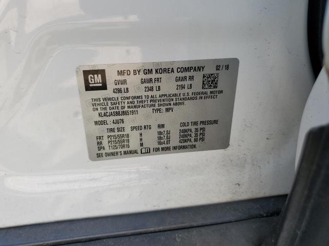 2018 Buick Encore Preferred VIN: KL4CJASB8JB651911 Lot: 57657454