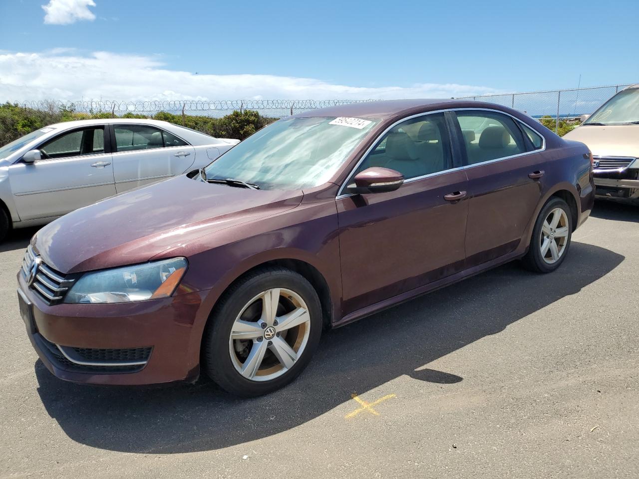 2012 Volkswagen Passat Se vin: 1VWBP7A38CC101762