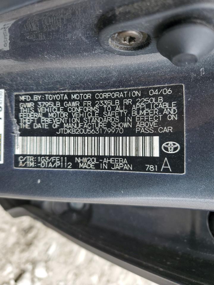 JTDKB20U563179970 2006 Toyota Prius