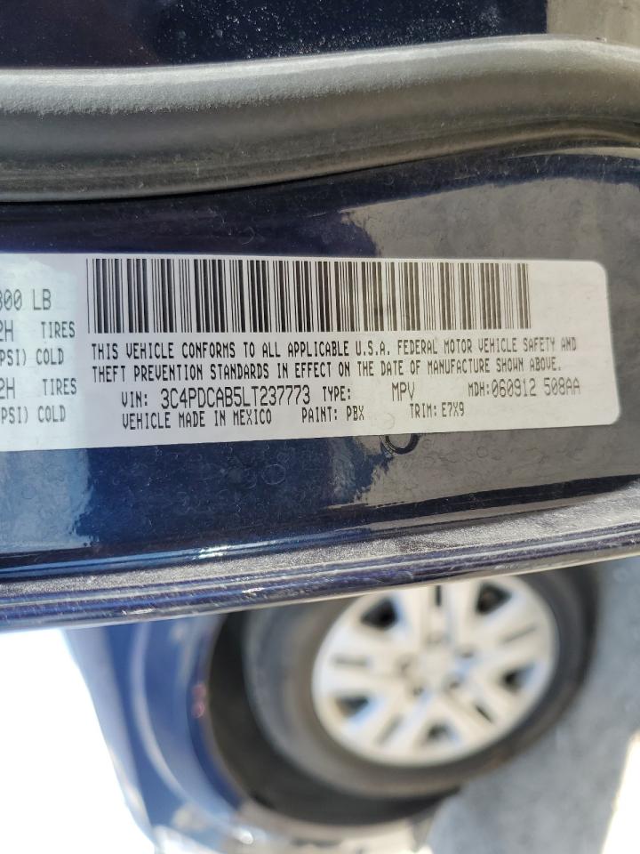 3C4PDCAB5LT237773 2020 Dodge Journey Se