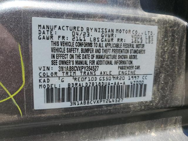 2023 Nissan Sentra Sv VIN: 3N1AB8CVXPY264527 Lot: 59302114