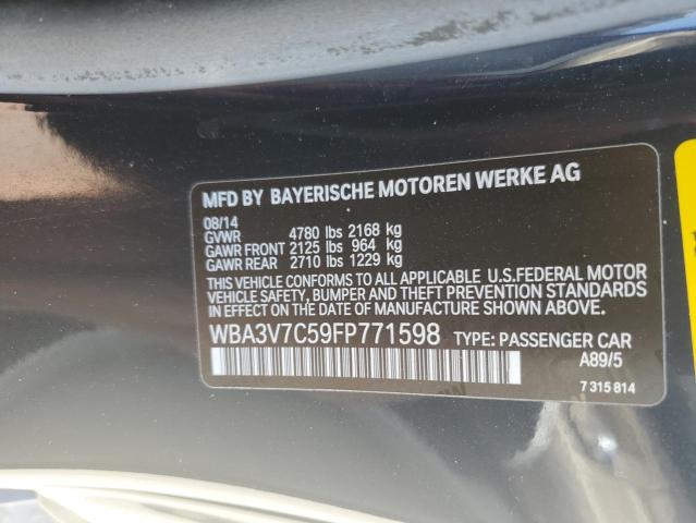 VIN WBA3V7C59FP771598 2015 BMW 4 Series, 428 I Sulev no.12