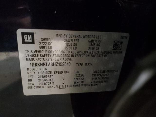2017 GMC Acadia Sle VIN: 1GKKNKLA3HZ159648 Lot: 58558034