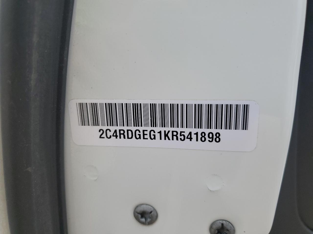 2C4RDGEG1KR541898 2019 Dodge Grand Caravan Gt