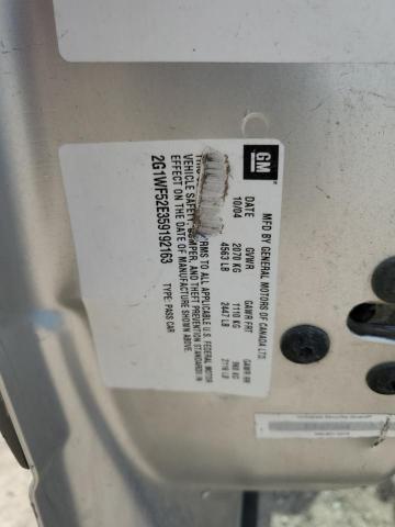 2005 Chevrolet Impala VIN: 2G1WF52E359192163 Lot: 58646294