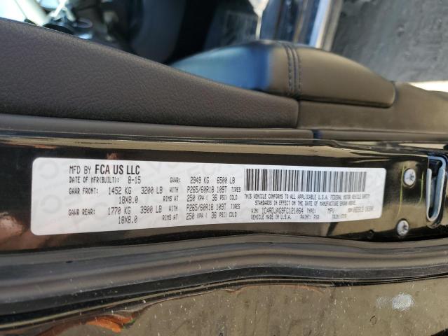 2015 Dodge Durango Sxt VIN: 1C4RDJAG9FC121064 Lot: 59117004