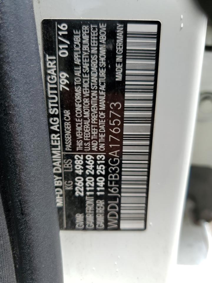 WDDLJ6FB3GA176573 2016 Mercedes-Benz Cls 400