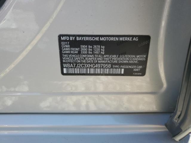 2017 BMW 740 XE WBA7J2C3XHG497958