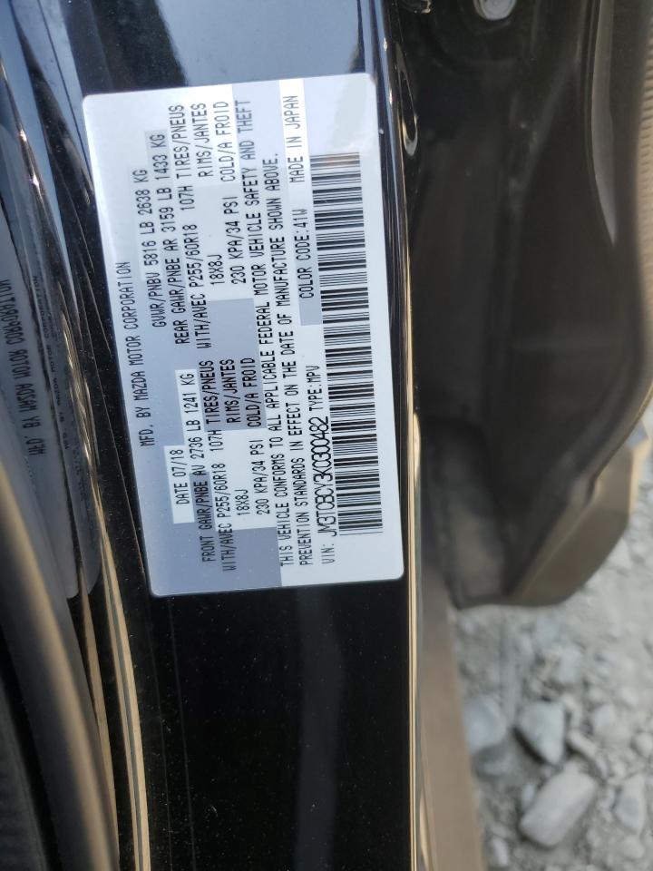 JM3TCBCY3K0300482 2019 Mazda Cx-9 Touring