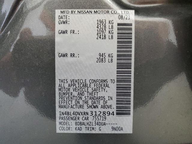 2024 NISSAN ALTIMA SV - 1N4BL4DVXRN312894