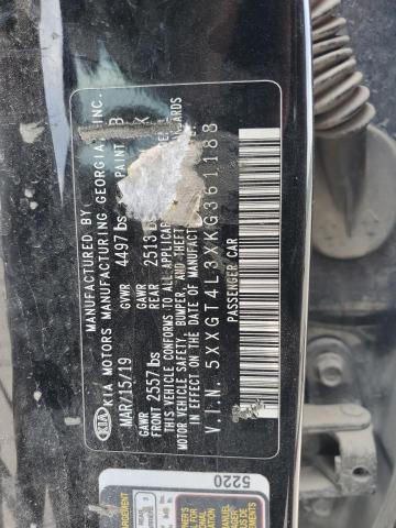 2019 Kia Optima Lx VIN: 5XXGT4L3XKG361188 Lot: 58022274