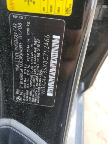 2008 BMW 528 Xi VIN: WBANV135X8CZ52466 Lot: 60104154