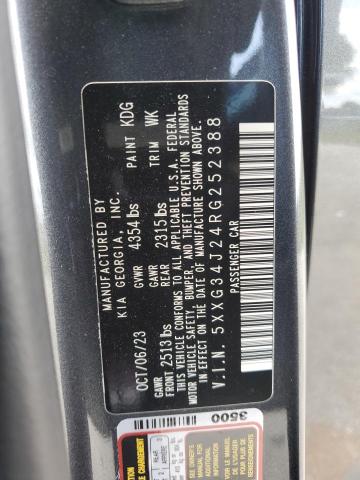 2024 Kia K5 Ex VIN: 5XXG34J24RG252388 Lot: 58407354