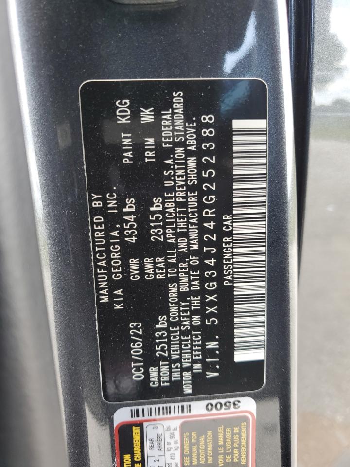 5XXG34J24RG252388 2024 Kia K5 Ex