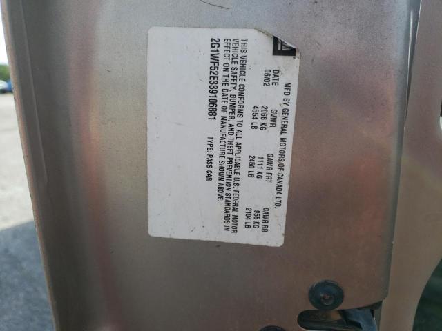 2003 Chevrolet Impala VIN: 2G1WF52E339106881 Lot: 60087924