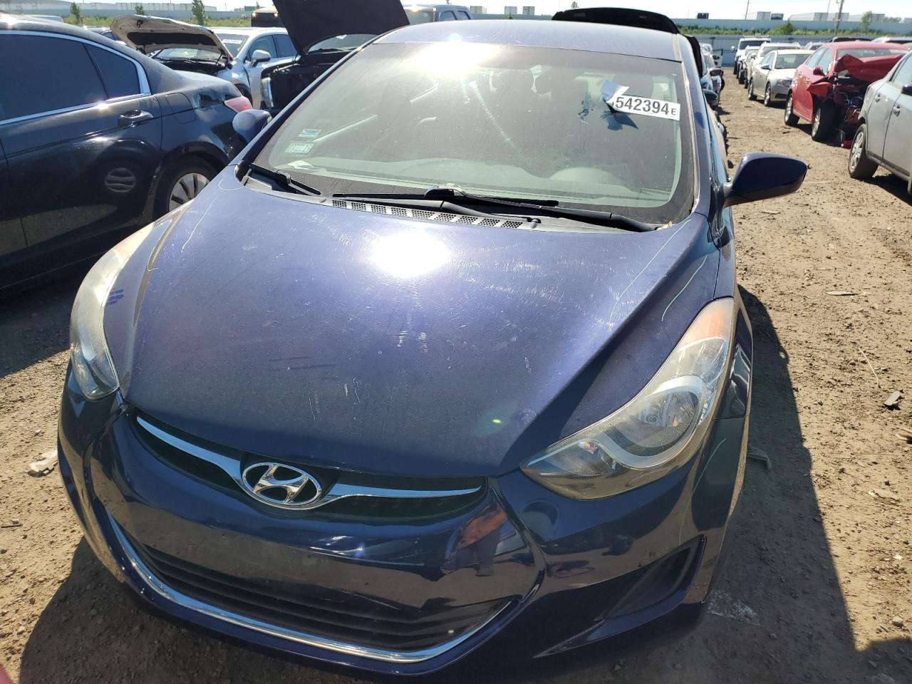 Lot #2616956381 2013 HYUNDAI ELANTRA GL