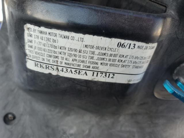 2014 YAMAHA YW50 F RKRSA43A5EA117312