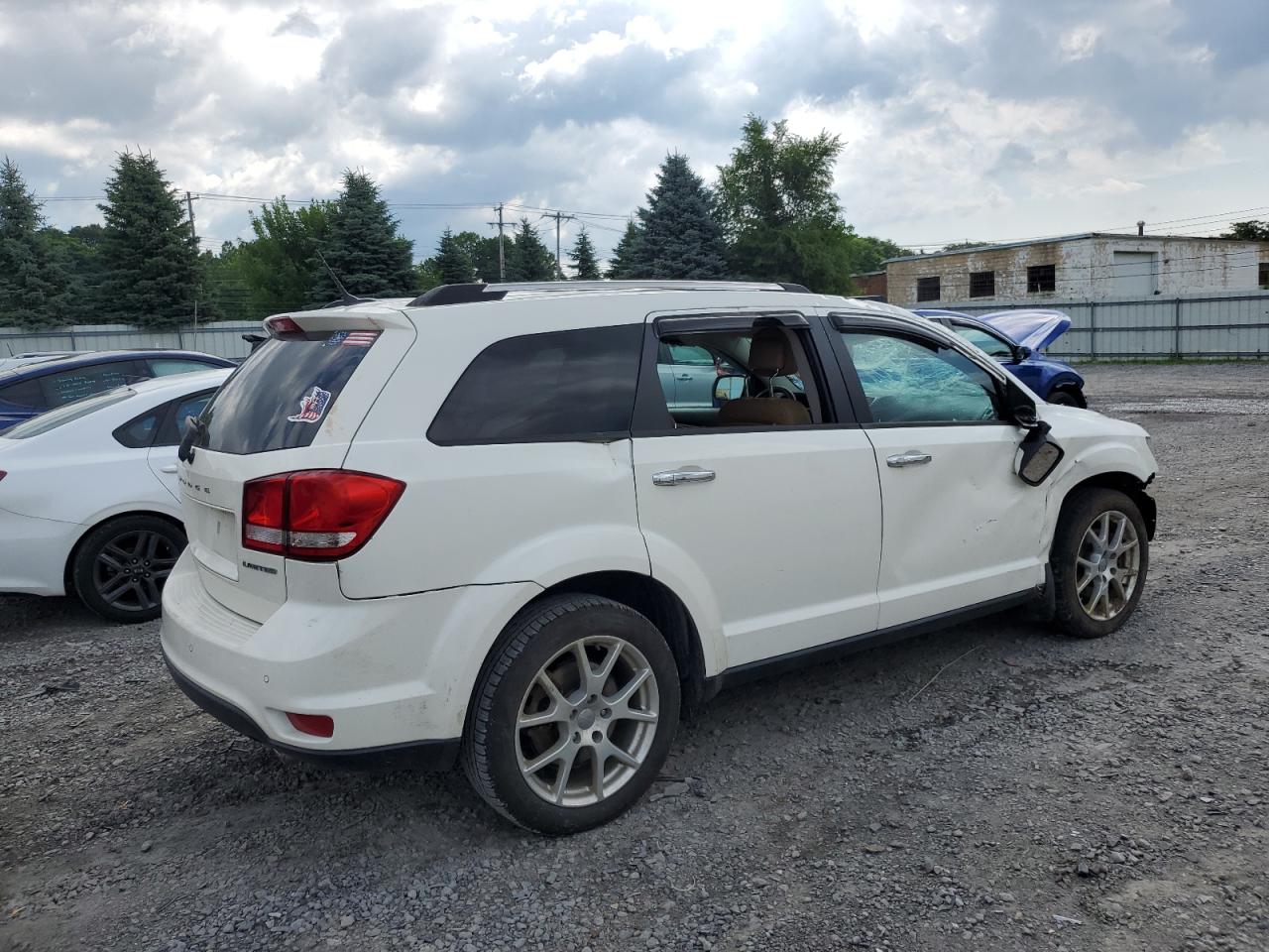 DODGE JOURNEY LI 2014 white 4dr spor flexible fuel 3C4PDDDG6ET257708 photo #4