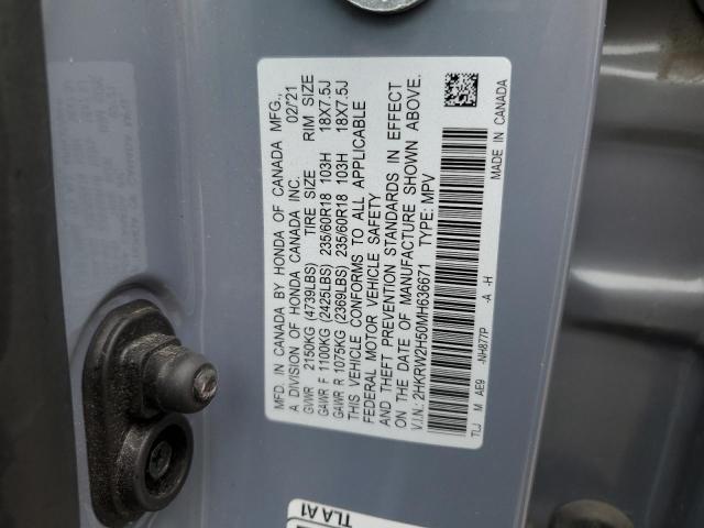 2021 Honda Cr-V Ex VIN: 2HKRW2H50MH636671 Lot: 60284064