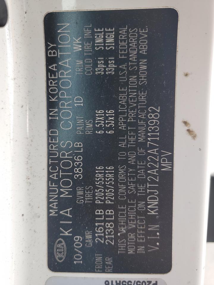 KNDJT2A22A7113982 2010 Kia Soul +