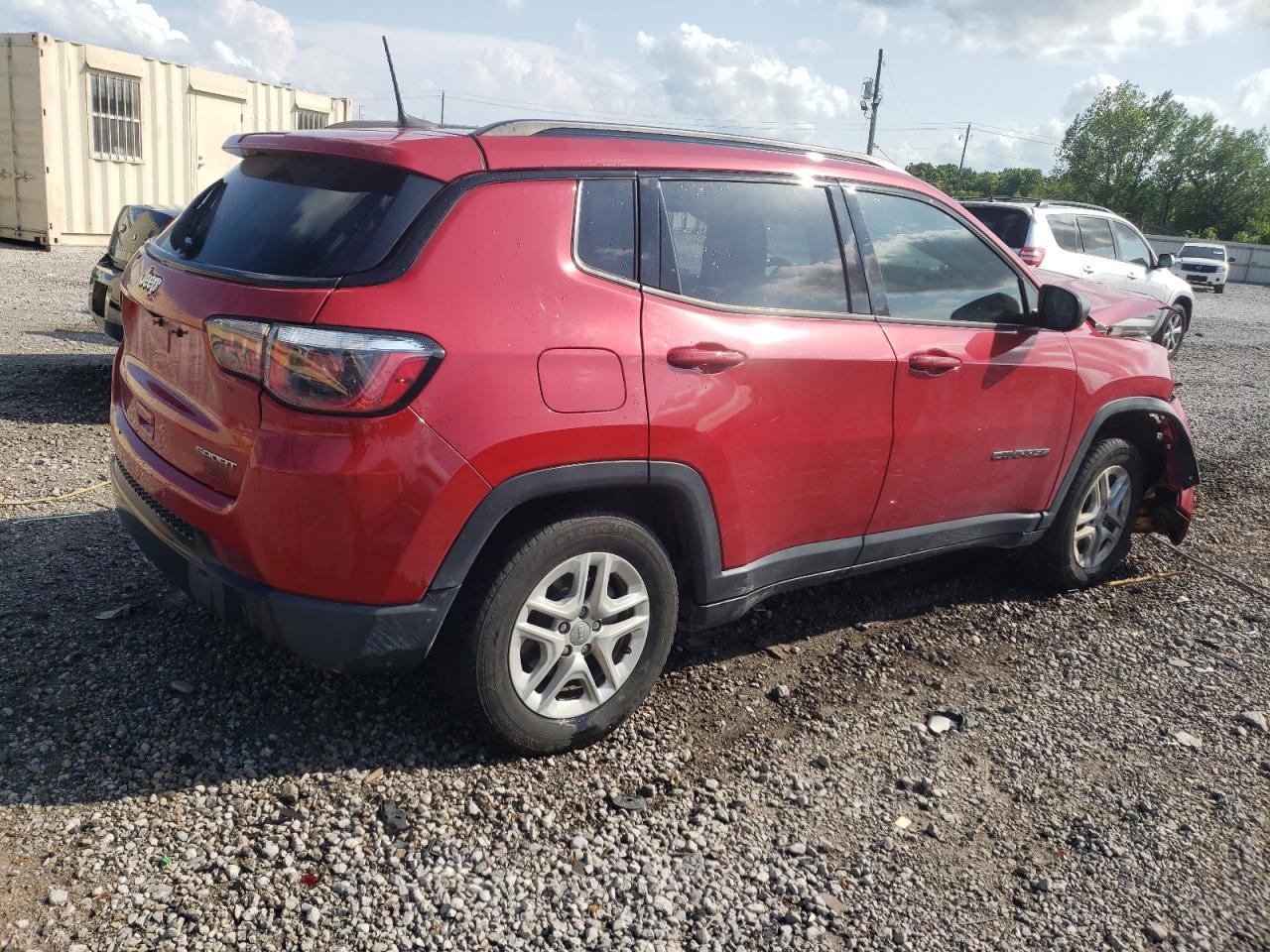 2018 Jeep Compass Sport vin: 3C4NJCAB9JT411745