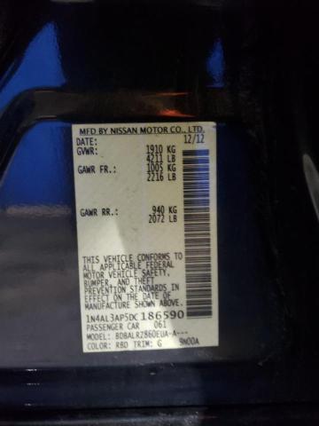 VIN 1N4AL3AP5DC186590 2013 Nissan Altima, 2.5 no.12