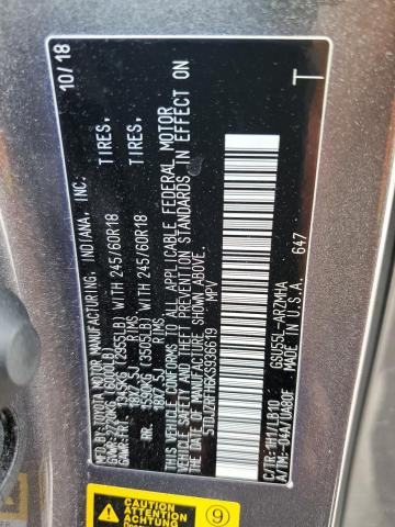 2019 Toyota Highlander Se VIN: 5TDJZRFH6KS936619 Lot: 60244544