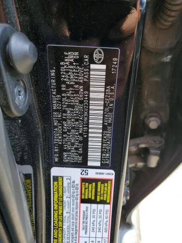 VIN 4T1B11HK9KU230449 2019 Toyota Camry, L no.12