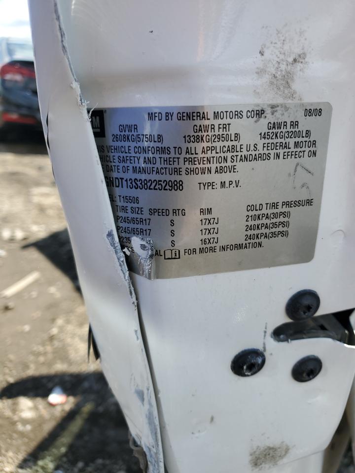 1GNDT13S382252988 2008 Chevrolet Trailblazer Ls