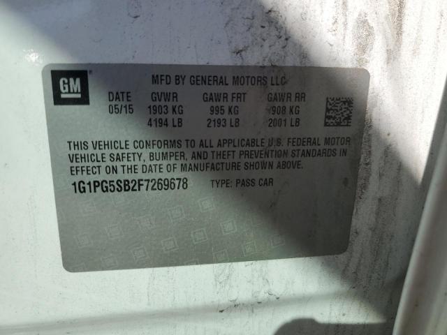2015 CHEVROLET CRUZE LTZ - 1G1PG5SB2F7269678