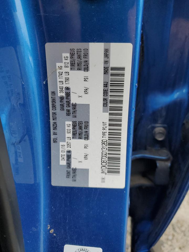 JM1DKDB70G0131260 2016 Mazda Cx-3 Sport