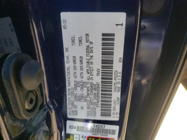 2022 Toyota Tundra Crewmax Platinum VIN: 5TFNA5DB5NX030847 Lot: 58676654